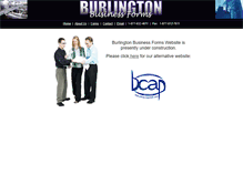 Tablet Screenshot of burlingtonbusinessforms.com